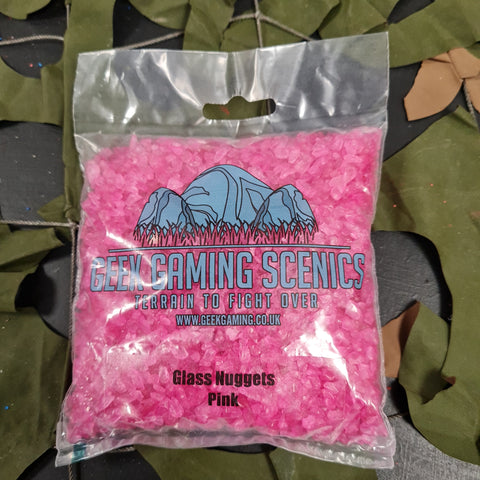 Glass Nuggets - Pink