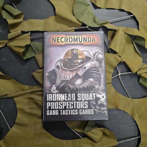 Necromunda - Ironhead Squat Prospector Gang Tactic Cards