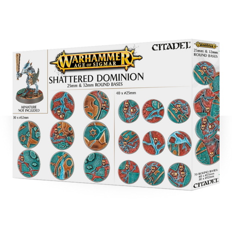 Age of Sigmar - Shattered Dominion 25mm & 32mm Bases